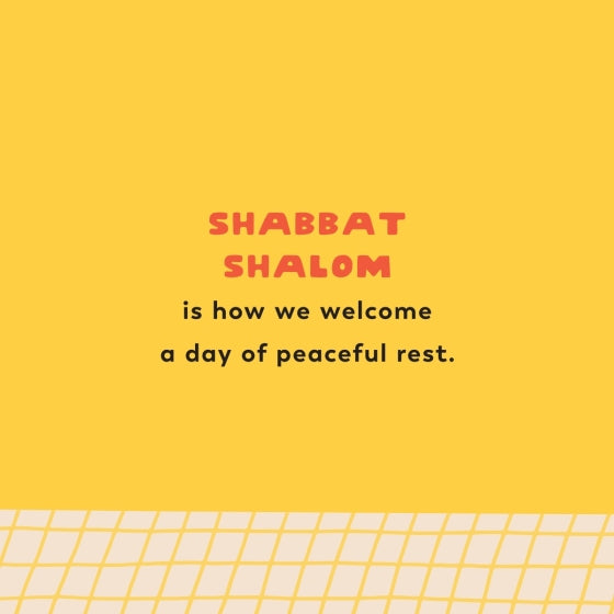 Shabbat Shalom: Let&