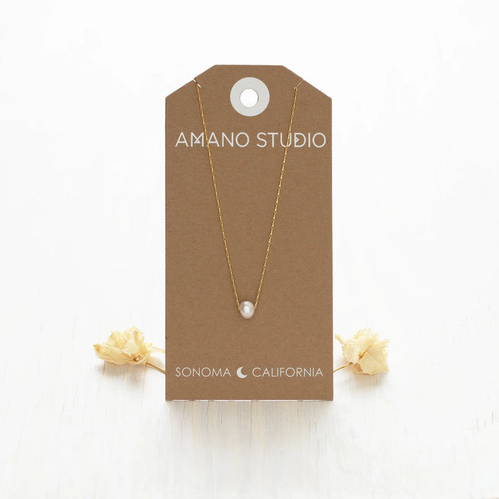 Amano Single Freshwater Pearl Necklace