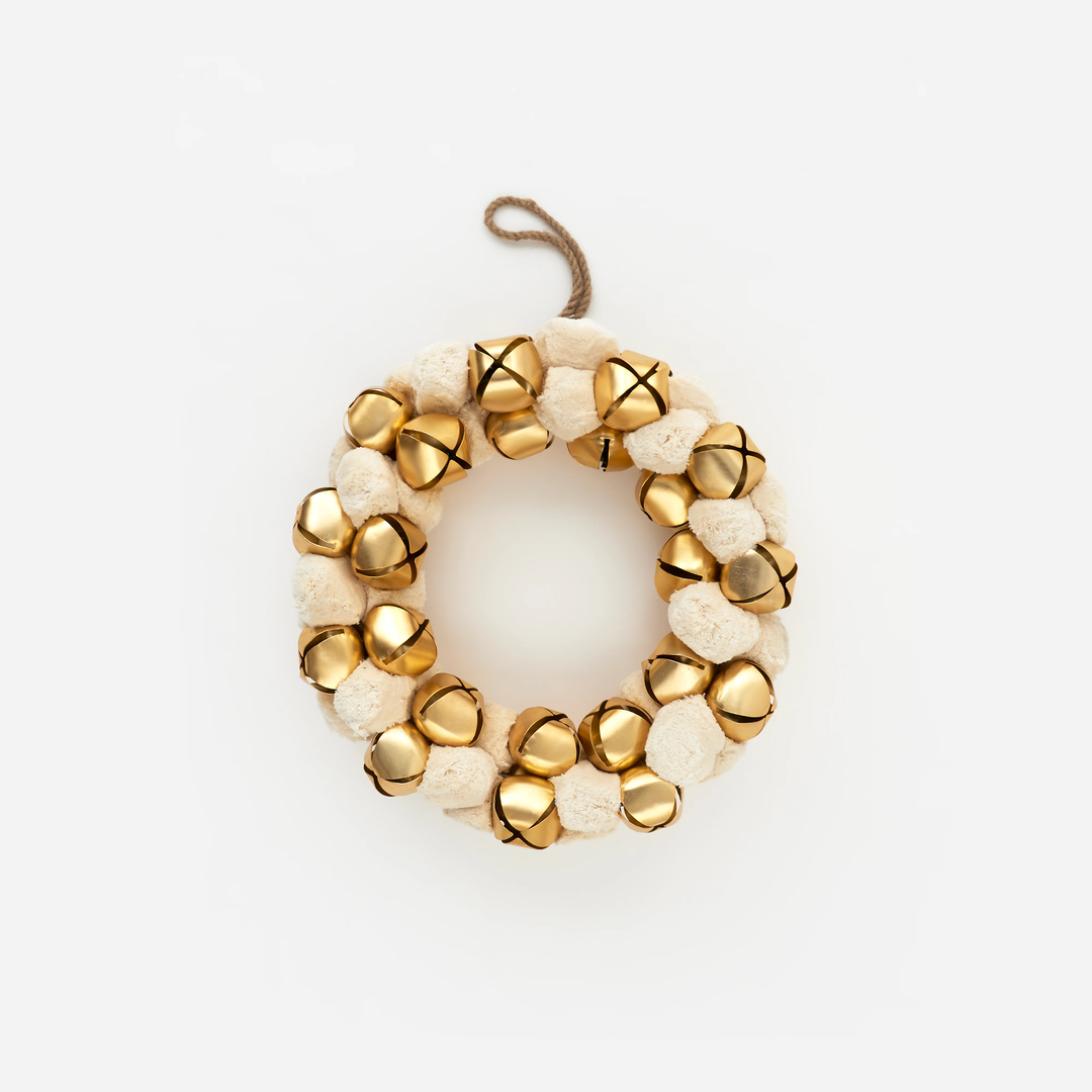 Bell Pom Pom Wreath