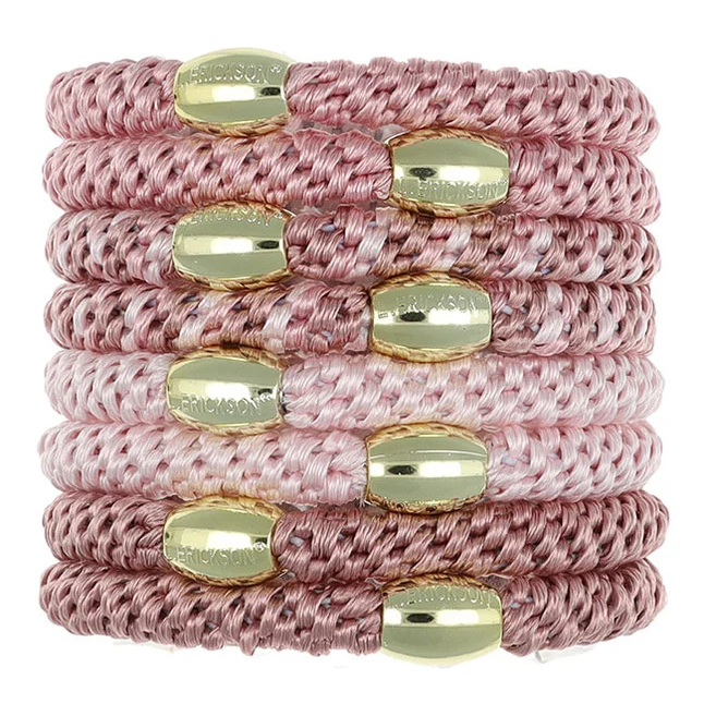 Grab &amp; Go Ponytail Holders Set/8 - Foxglove