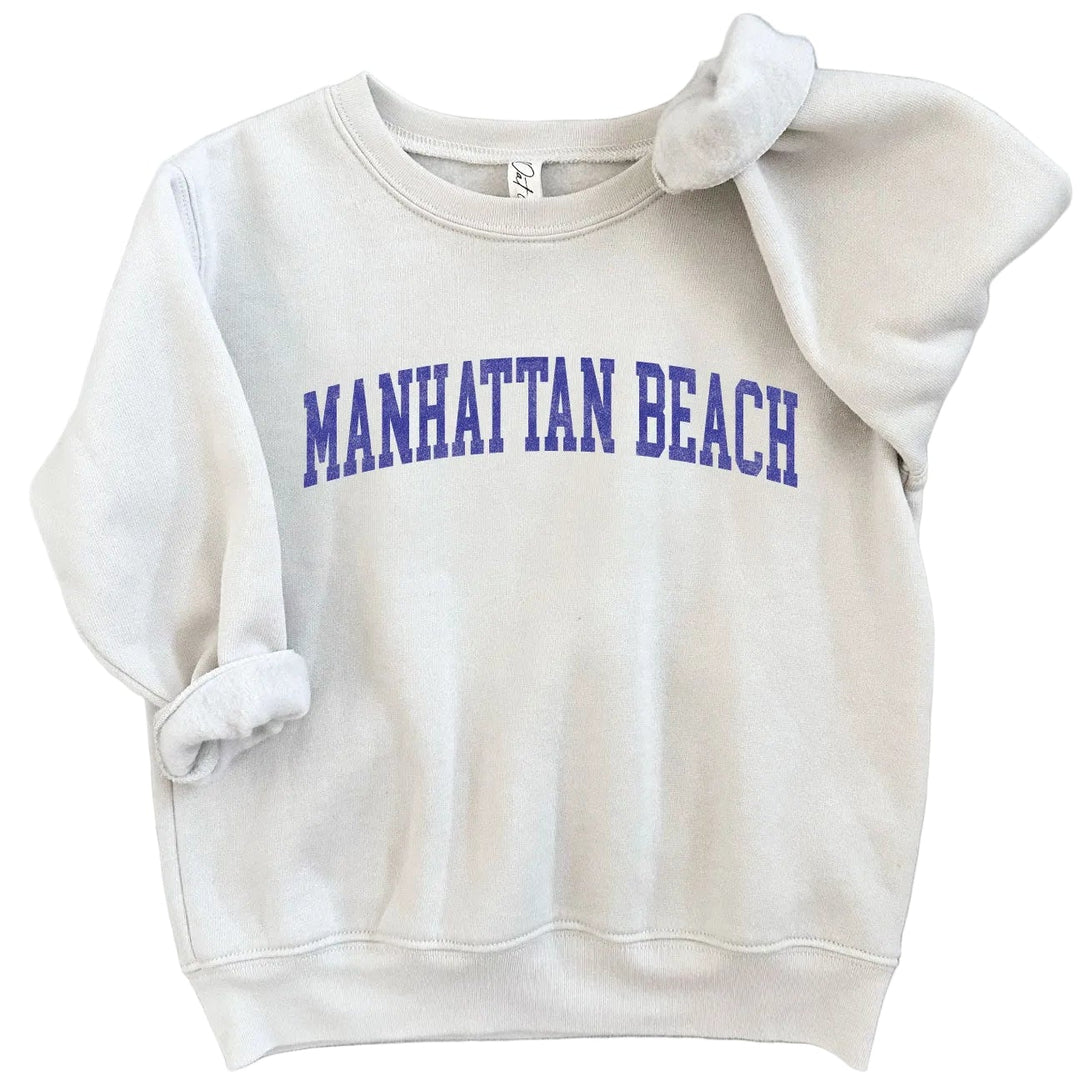 Manhattan Beach Toddler Sweatshirt - Heather Dust