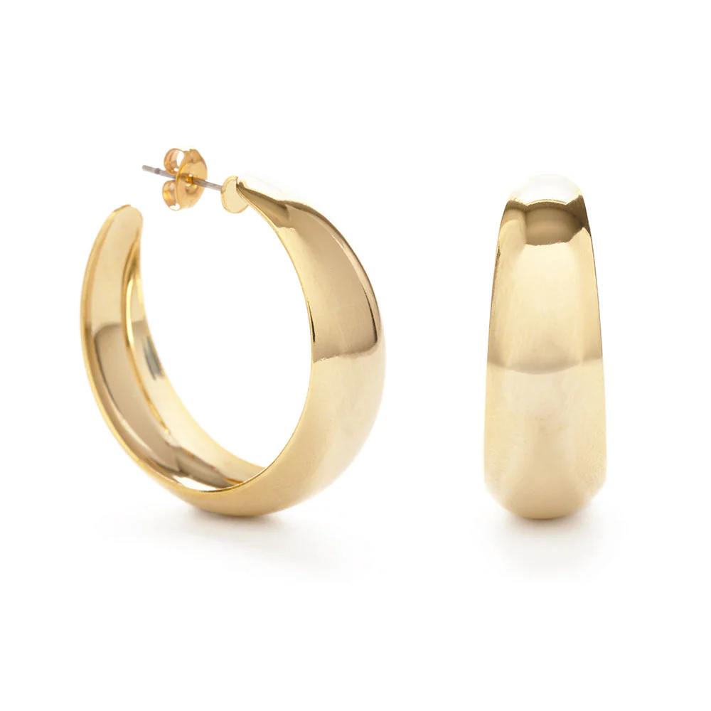 Amano Studio Angie Vintage Gold Hoops
