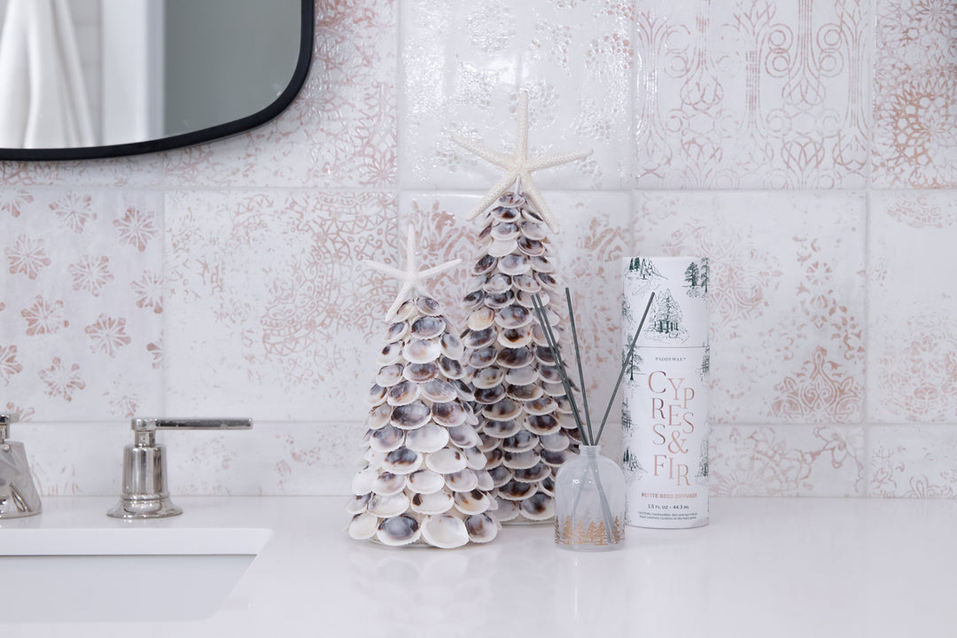 White Clam Seashell Tree