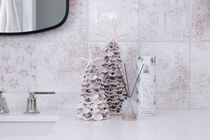 White Clam Seashell Tree