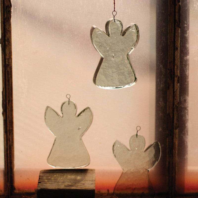 Glass Angel Suncatcher