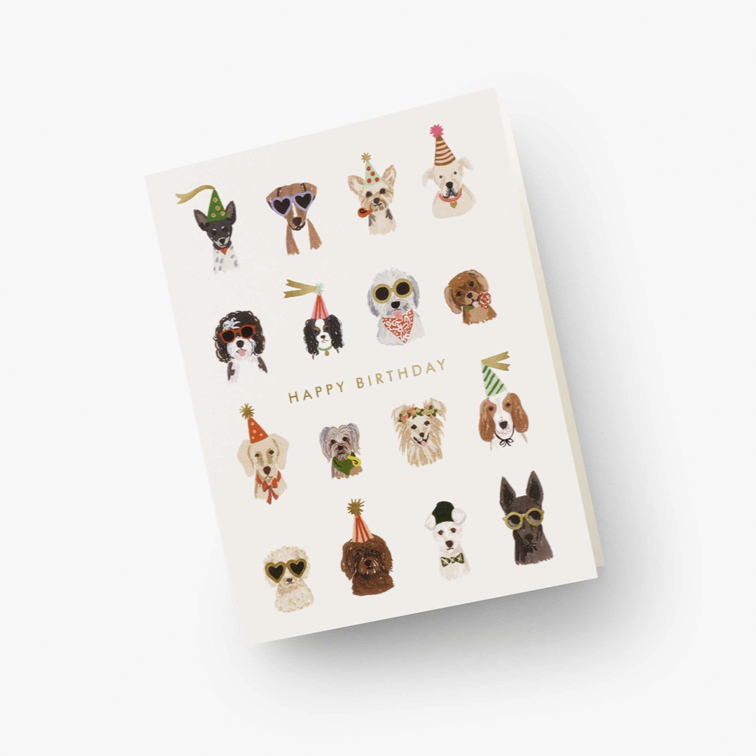 Party Pups Birthday Card