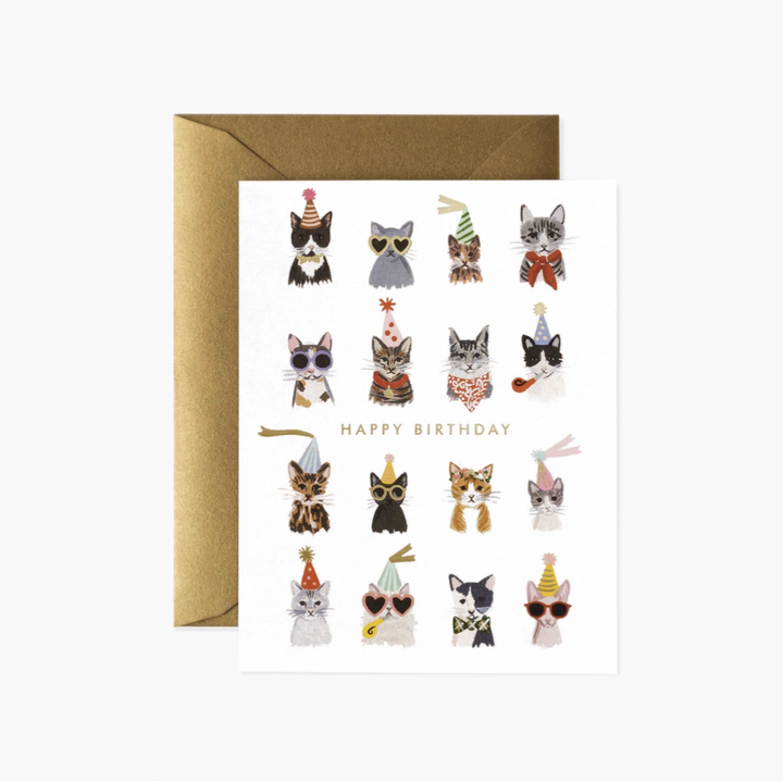 Cool Cats Birthday Card
