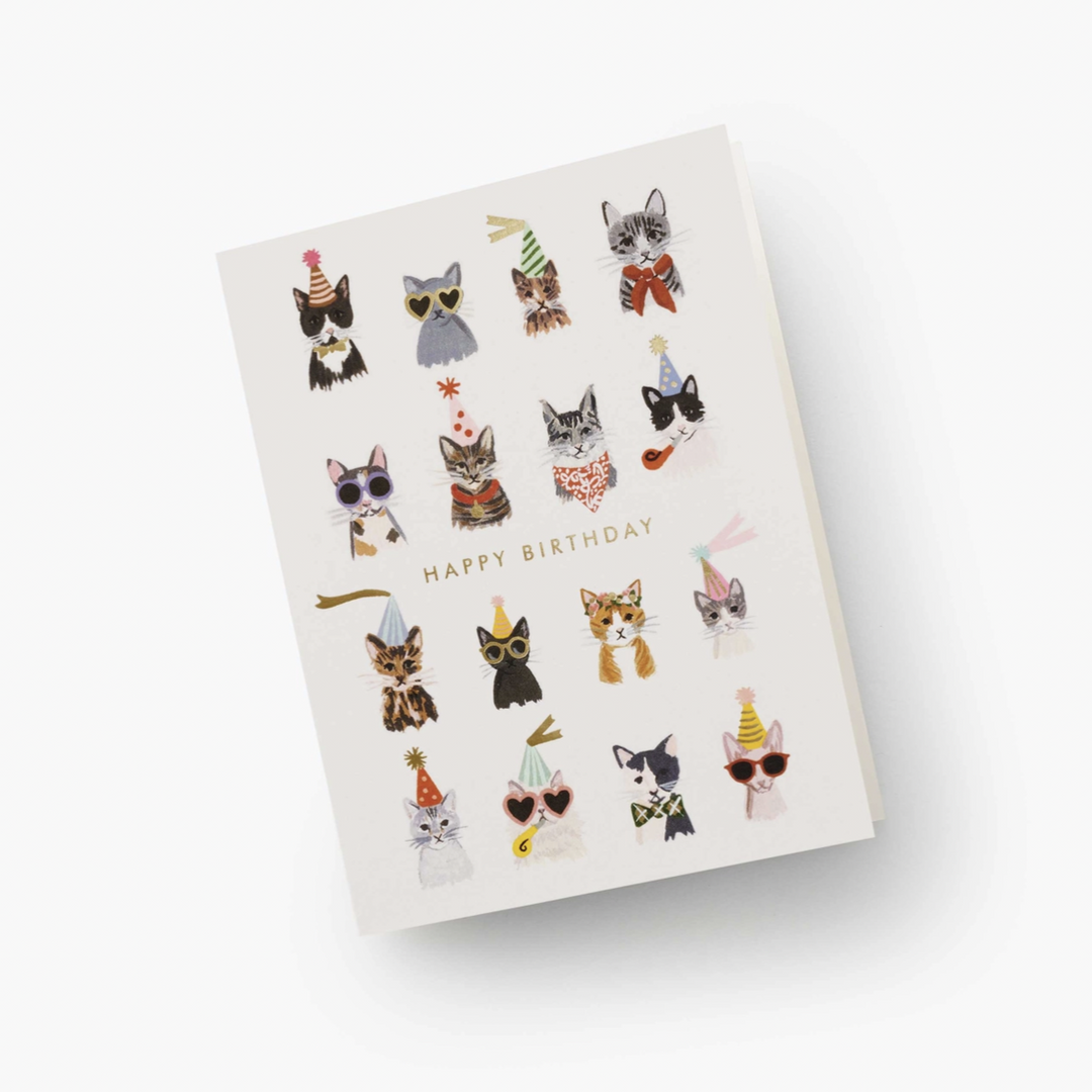 Cool Cats Birthday Card