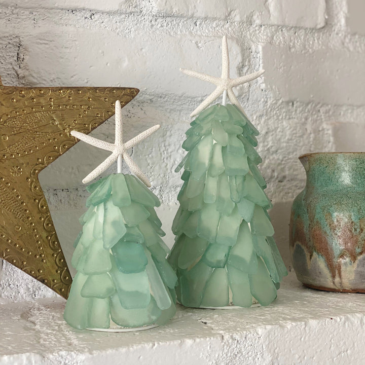 Green Sea Glass Tree