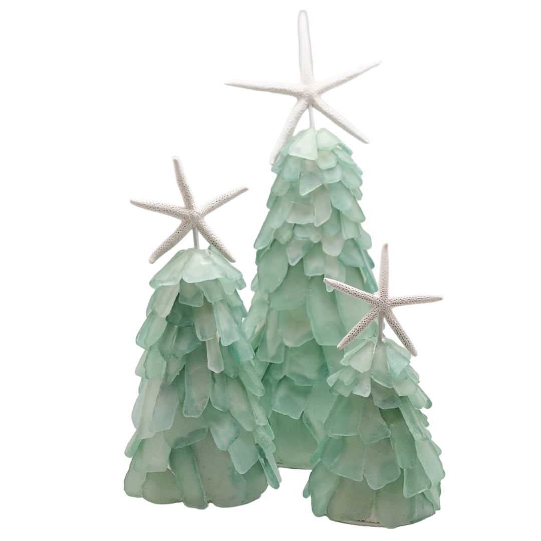 Green Sea Glass Tree