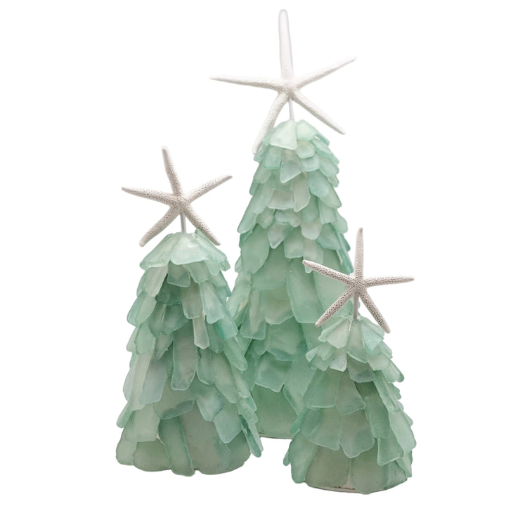 Green Sea Glass Tree