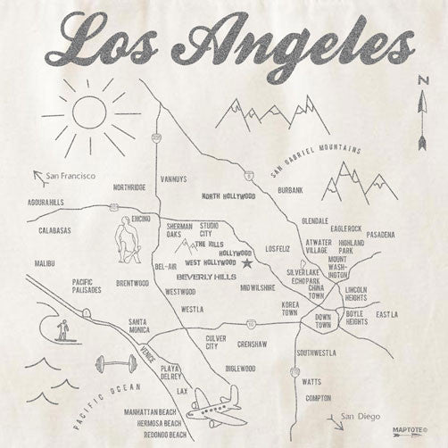 Los Angeles Maptote