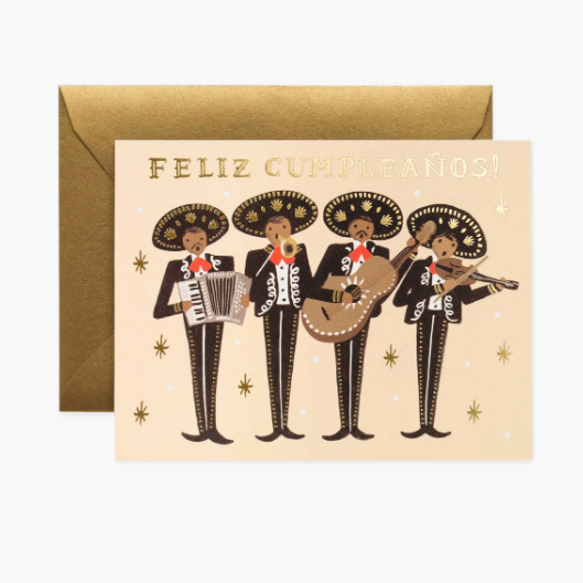 Mariachi Birthday Card