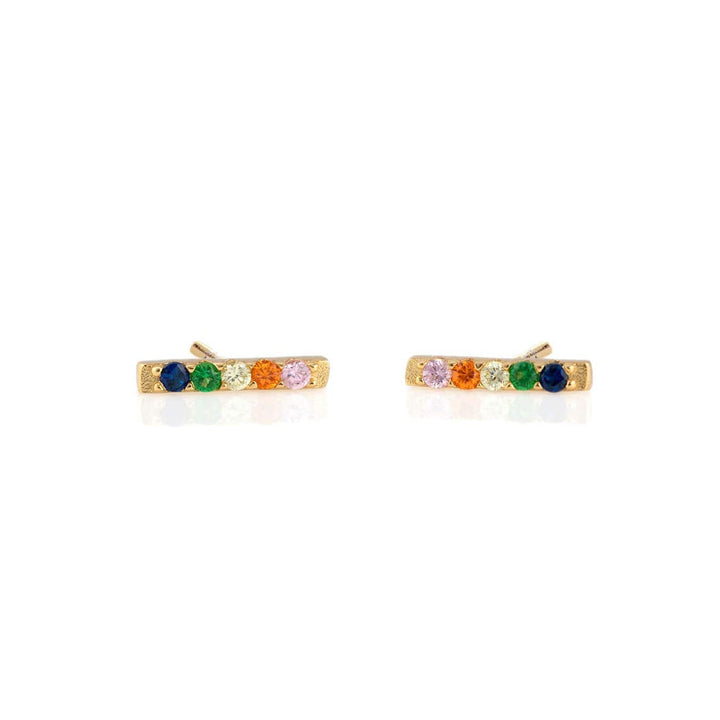 Kris Nations Rainbow Dash Pavé Stud Earrings