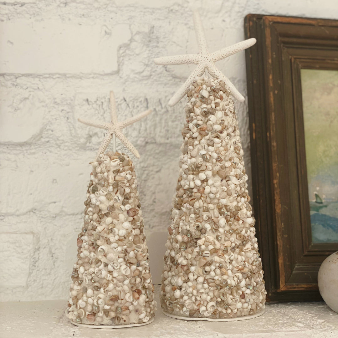 Tiny White Seashell Mix Tree