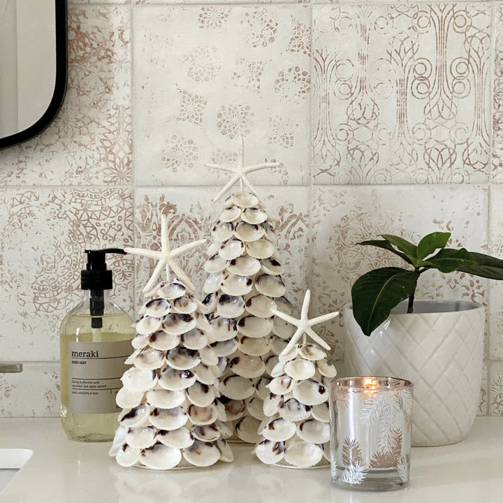 White Clam Seashell Tree